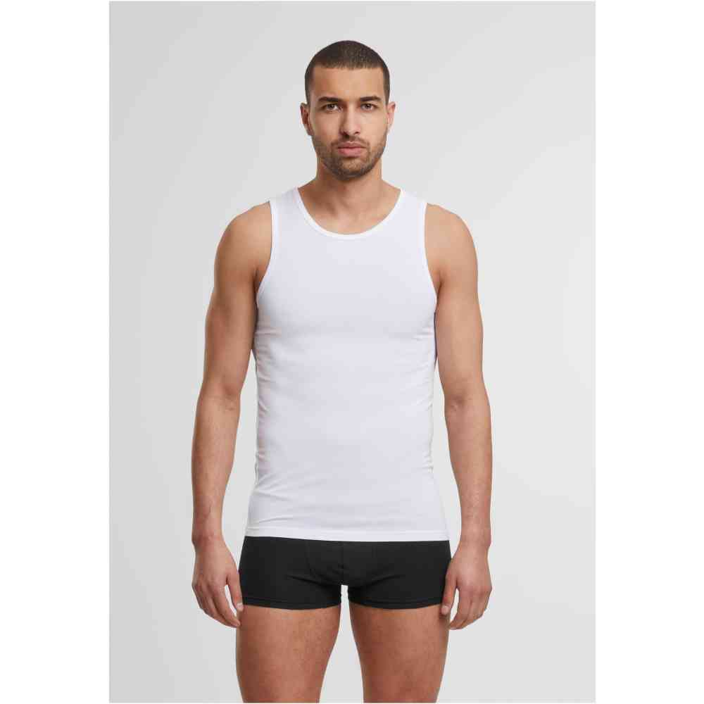 Urban Classics - Bamboo 2Pack Débardeur - Noir/Blanc